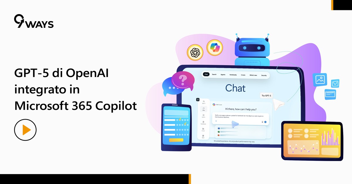 Scopri come GPT-5 rivoluziona Microsoft 365 Copilot Chat