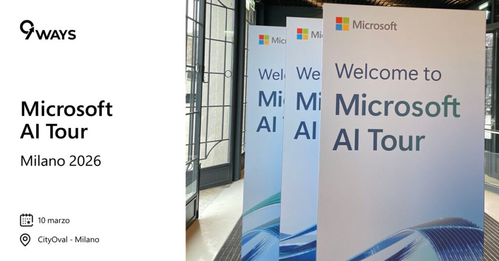 9Ways partecipa al prestigioso Microsoft AI Tour di Milano