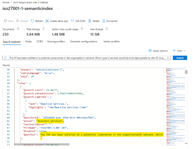 Agente AI su Azure Foundry per ISO 27001